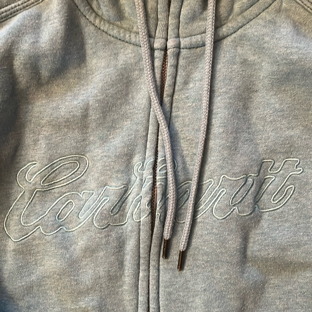teal/ aqua carharrt hoodie
